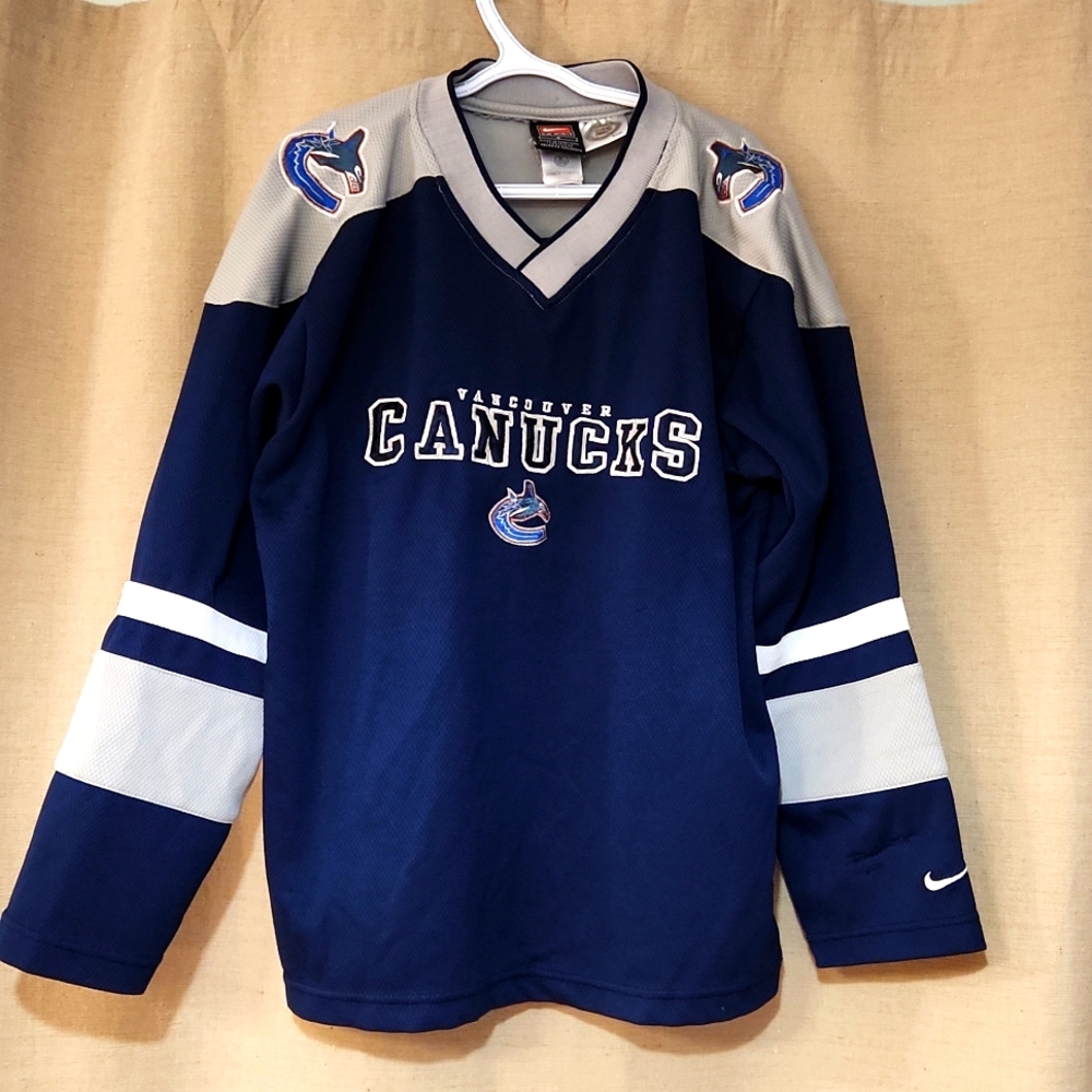 Vancouver Canucks Jersey Sz Youth M